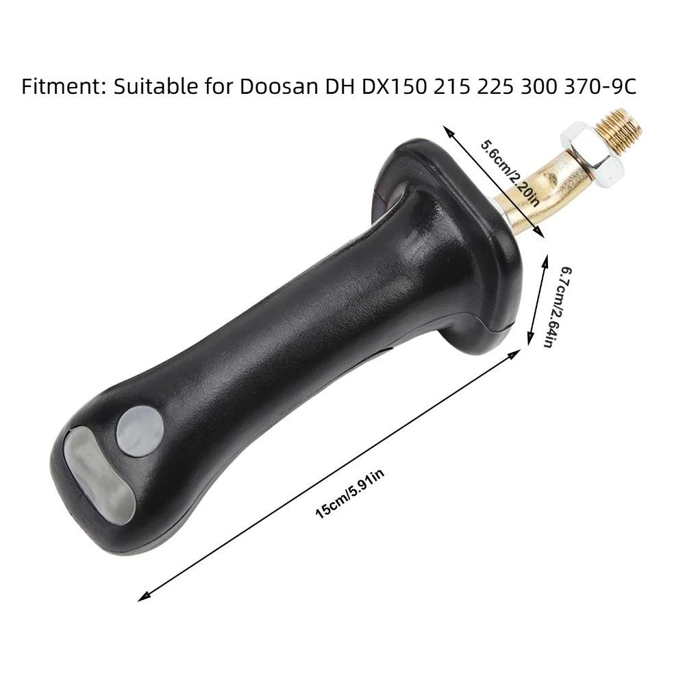 2PCS Black Control Handle Grip for Doosan DH DX150 /215 /225 /300 /370-9C Joystick Grip Swap