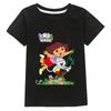Dora Kids Cothes Cotton Baby Girls Short Sleeve Outerwear Summer Boys Cute T Shirt Children Casutal Tops