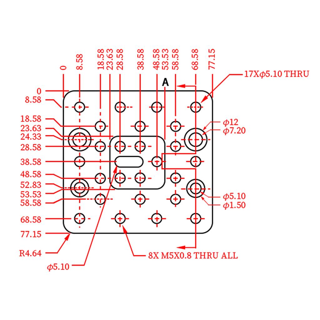 TwoTrees 500 мм 4080U алюминиевые линейные направляющие слайд DIY детали фрезерного станка с ЧПУ для гравировки 3D-принтера