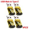 OTG USB C Female To USB A Male Adapter Converter High Speed Transfer for IPhone 16 15 IPad Tablet for Samsung Galaxy Android