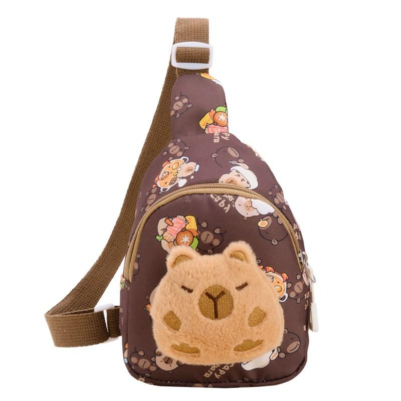 Fun Colorful And Plush Chest Bag For Kids With Adorable Cartoon Print And Lightweight Design For Daily Wear
