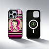 B-Бетти Милый B-Буп Чехол для телефона для iPhone17,16,15,14,13,12,11 Plus,Pro Max Магнитный Для Magsafe Беспроводной зарядки