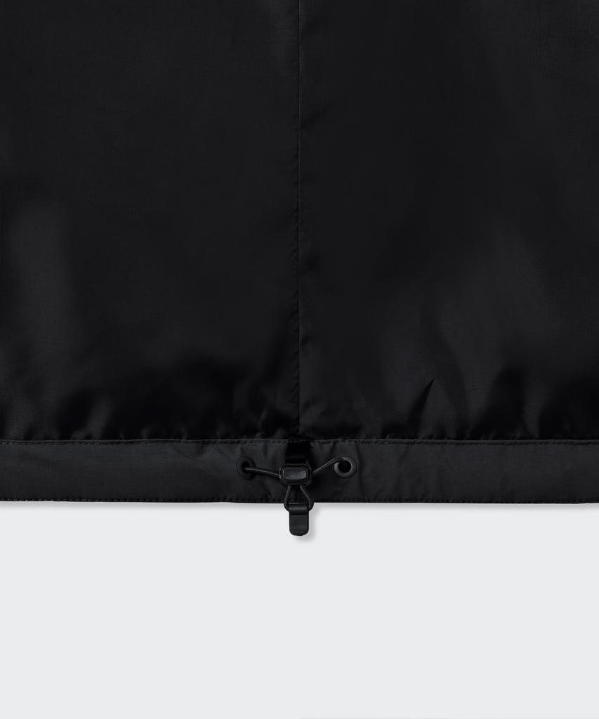 MUSINSA STANDARD Oversized Hooded Shell Parka [Black]
