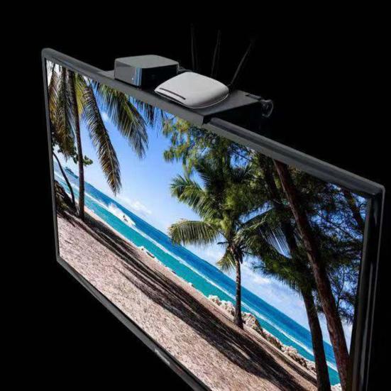 Стойка для телевизора, маршрутизатор, стойка для хранения вещей, прочная несущая конструкция, нескользящая конструкция, простая установка, настенный кронштейн для верхней полки телевизора в спальне