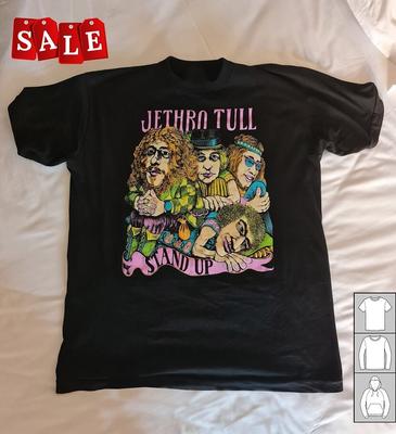 Новый Jethro Tull - Stand Up Подарок для фанатов Унисекс S-5XL Футболка MD527 Унисекс Футболка