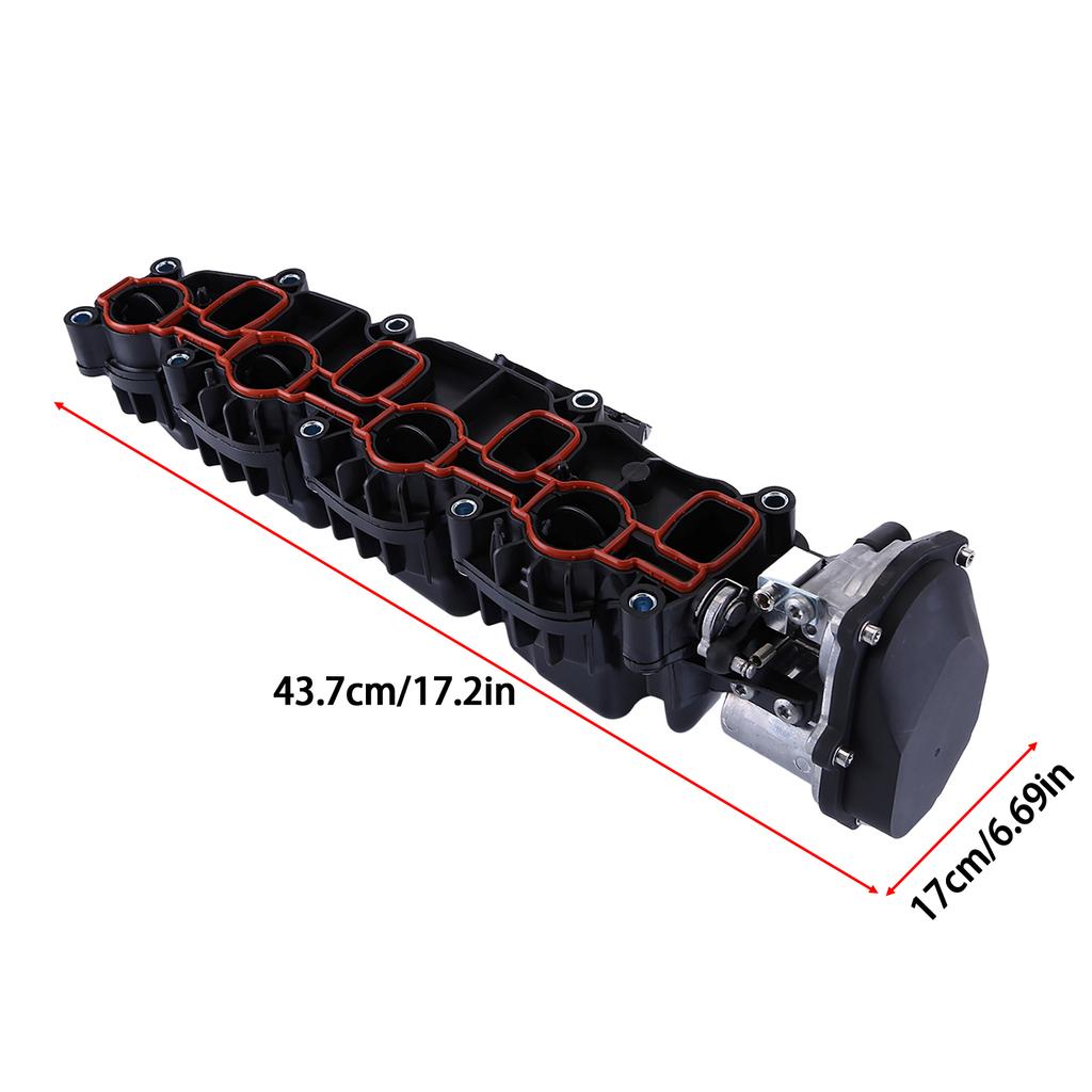 Intake Manifold with Actuator Compatible for A3 A4 VW Golf Passat 03L19711AG 2.0 TDI