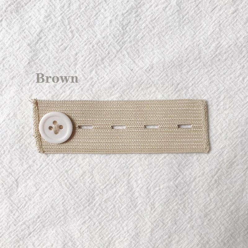 1/2/3pcs Elastic Waistband Extender, Adjustable Pant Waist Extender, Maternity Pants Waistband Extender, With Elastic Button