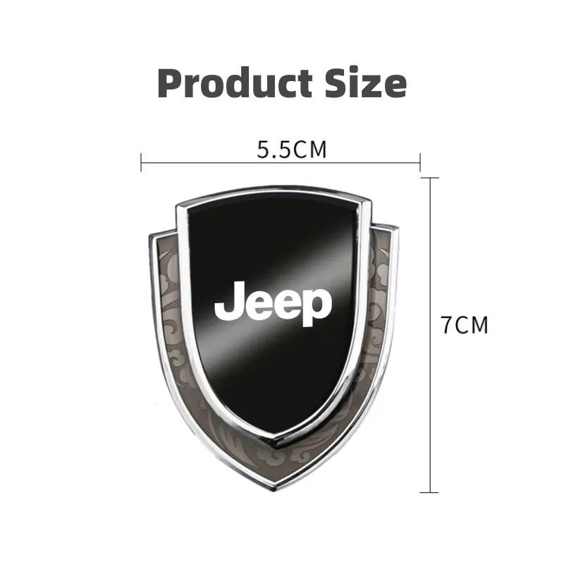 Car Body Decal Emblem Badge Sticker Waterproof Car Exterior Accessories For Jeep Wrangler Grand Cherokee Compass Renegade AKP1