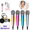 New Mic Stereo Condenser Karaoke 3.5mm Wired Mini Microphone