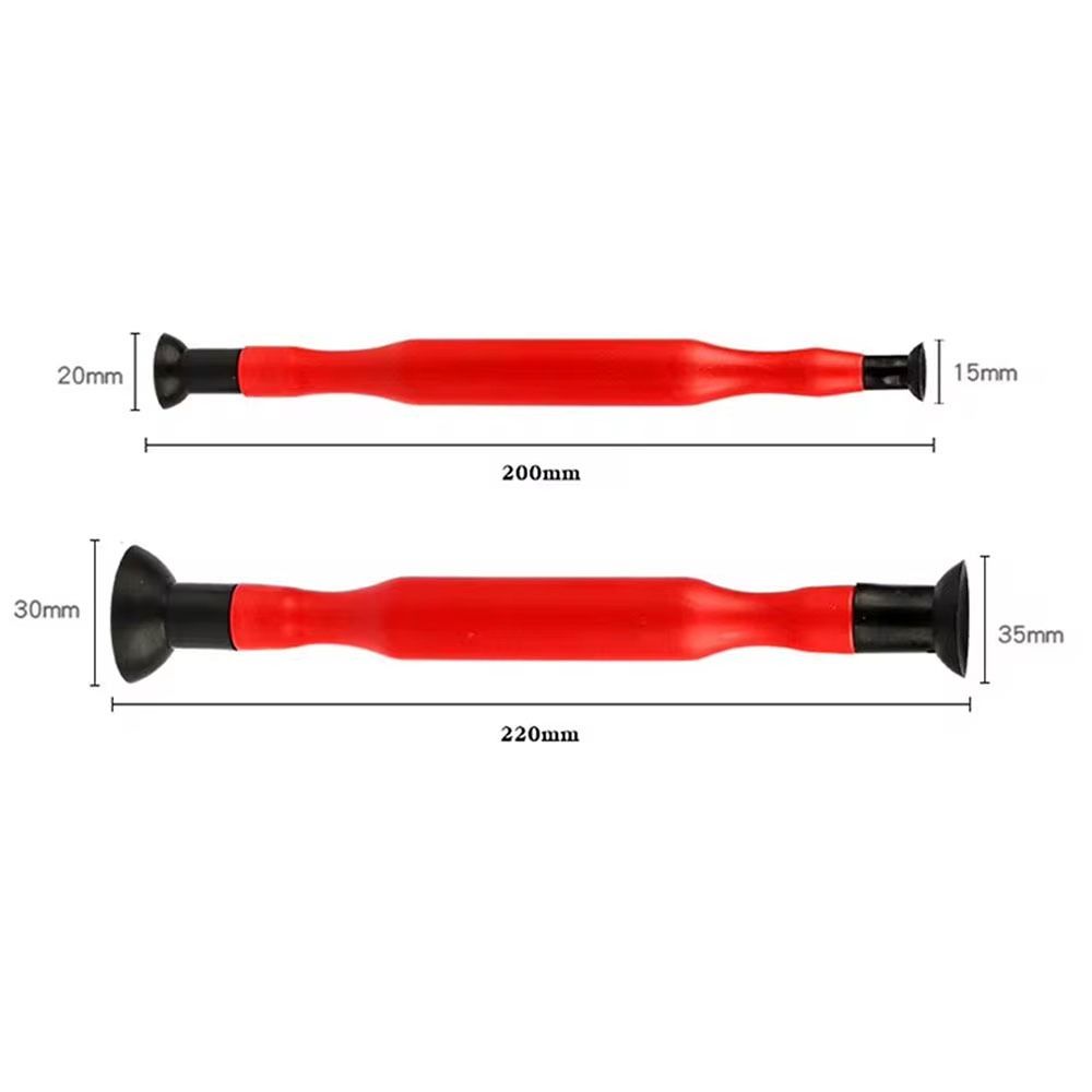 2Pcs With Suction Cup Valve Lapping Sticks Plastic Lapping Grip For Auto Motorcycle