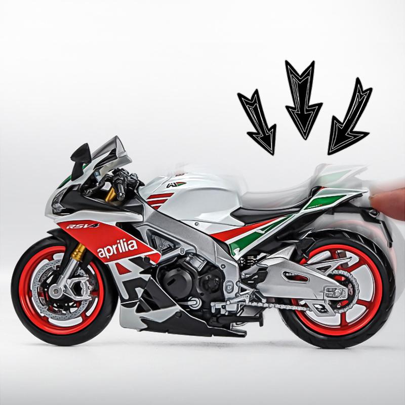 1/12 сплава, литья под давлением Aprilia RSV4 RR1000, модель игрушечного автомобиля для мотоцикла, автобайк, амортизатор, внедорожный автоцикл, игрушки, подарочная коллекция