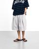 ANGLAN Cross Pleated Chino Half Pants - Light Gray