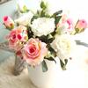 1Pc Artificial Rose Fabric Fake Flower for Wedding Home Party Office Decoration