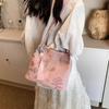 New Chinese Style Retro Bag Silk Jacquard Fashionable Minimalist Bag Shoulder Diagonal Cross Women's Shopper Totes CLE
