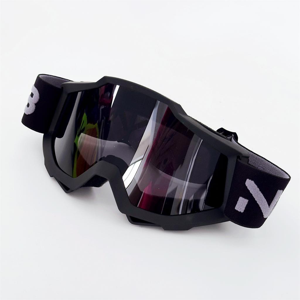 Motorcycle windproof goggles, off-road goggles, sports anti-slip silicone elastic strap, outdoor riding helmet
