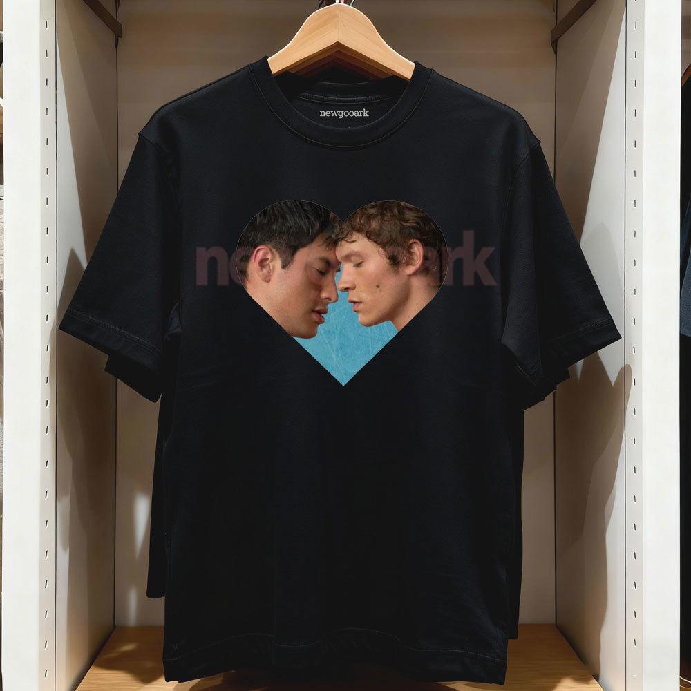 Hudcon Hudson and Connor Heated Rivalry Printed Tshirt Canadian Gay Love Drama Series Tshirts Women Unisex Cotton Shortsleev