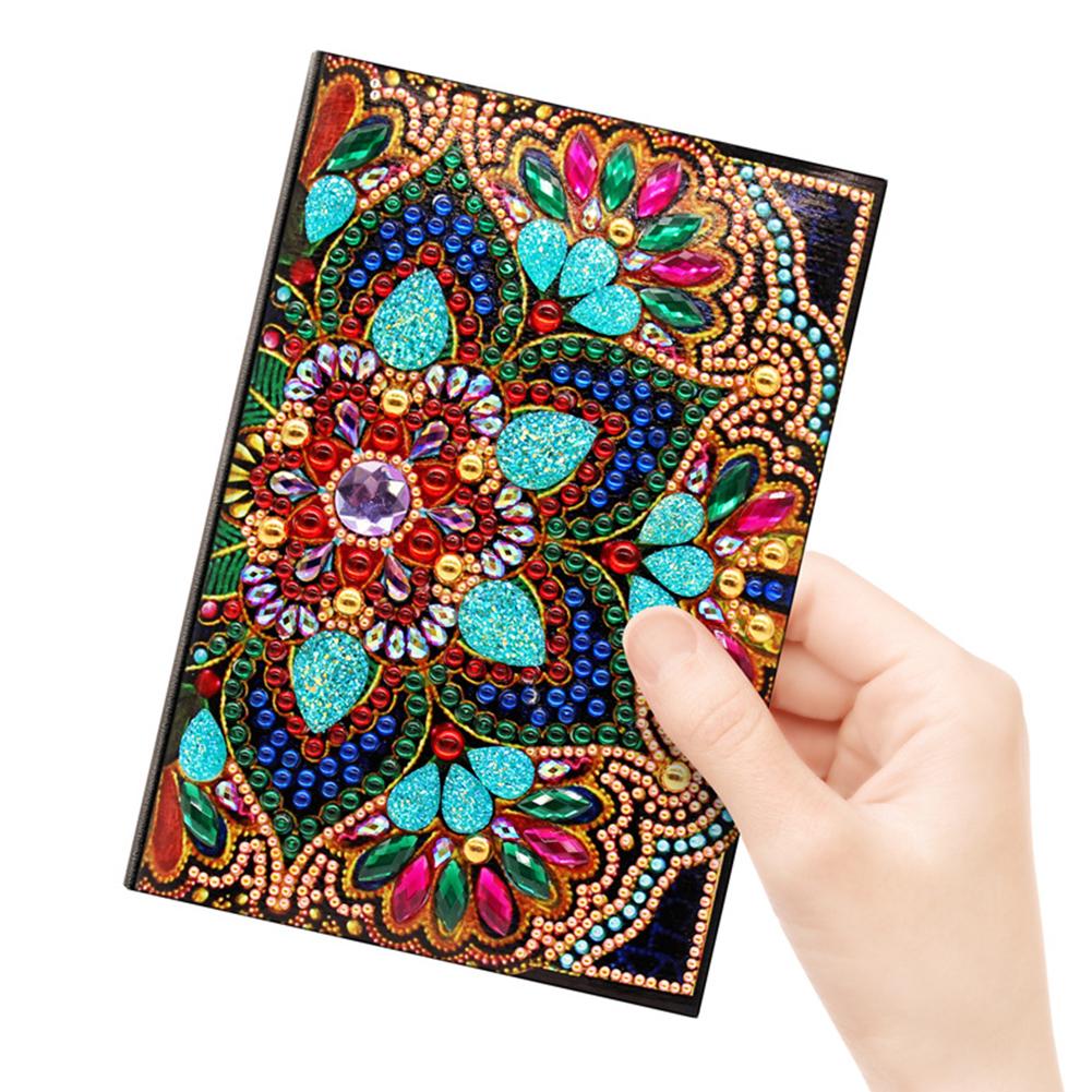 Notebook DIY Mandala Special Shaped Embroidery Cross Stitch Diary Book