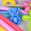 100 шт. воздушных шаров с длинной полосой в спиральном стиле, цветной латексный дизайн для вечеринки, дня рождения, свадьбы, украшения, воздушный шар с надувным устройством