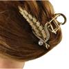 With Pearls Sweet Hair Clips Headdress Shark Clip Exquisite Luxury Hair Claw  Women's Ponytail