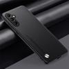 For Galaxy Plain Case A17 Pu Leather Silicone Tpu Protection Cover For Samsung A07 A 17 A56 A36 A16 Shockproof Matte Hard Bumper