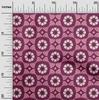 Ткань Cotton Flex Dark Magenta с цветочным рисунком, швейная ткань по ярдам, напечатанная своими руками, швейные принадлежности 40 дюймов