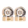 INJORA ModuWheel 1.3" Brass & Aluminum Beadlock Wheels, Negative Offset, for 1/18 1/24 RC Crawlers