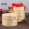 Ventilation Wood Bamboo Steamer with Lid Wedding Supplies Steamer Basket Kitchen Tool