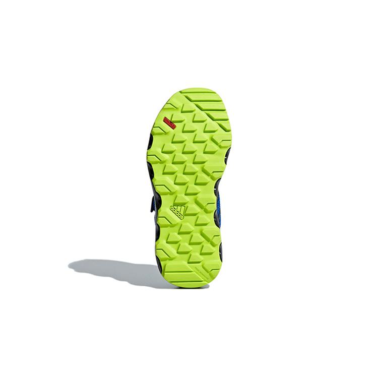 adidas Terrex CC Voyager Cf K Сетчатые нескользящие повседневные кроссовки Сине-зеленые Черные Детские CM7683