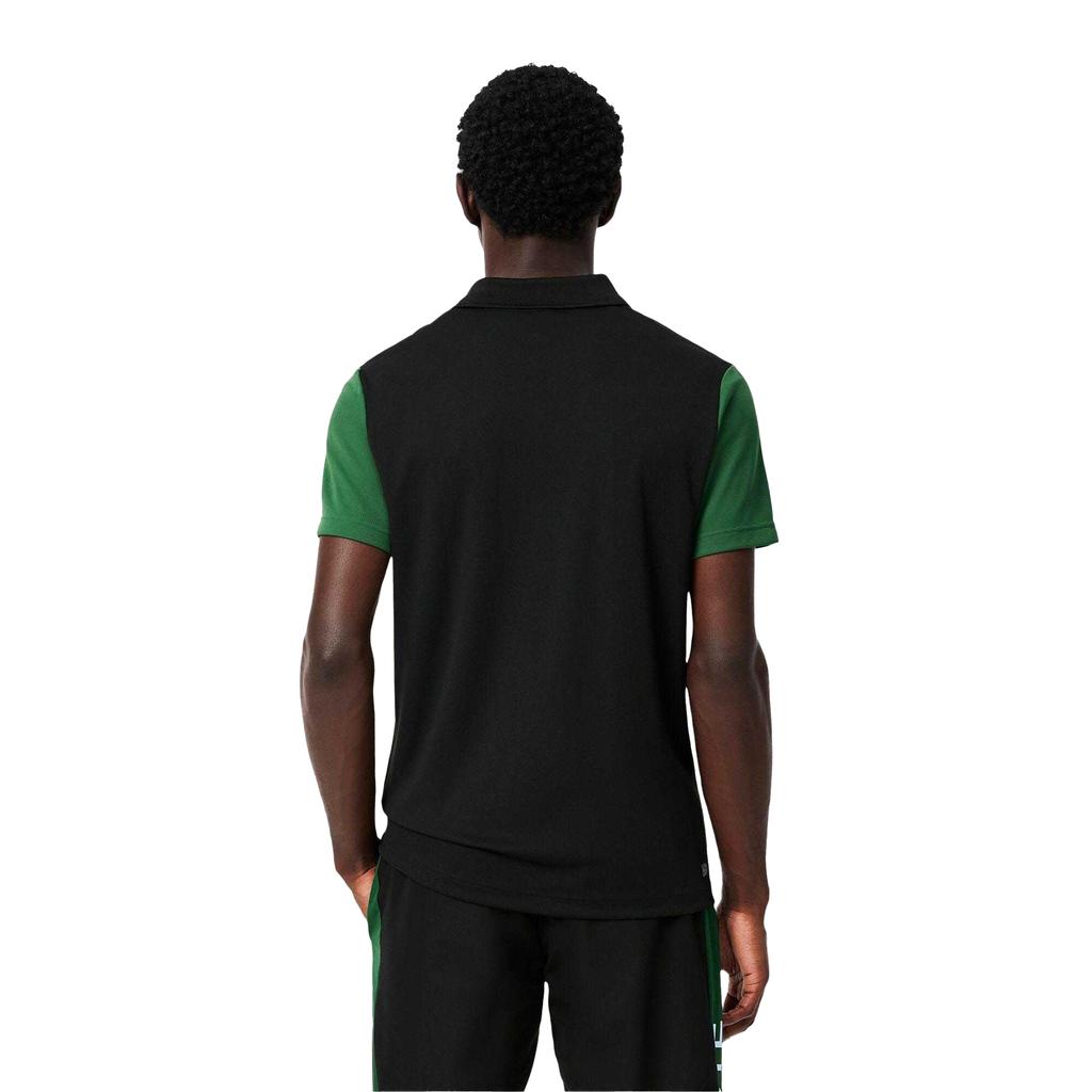 Lacoste Мужская теннисная поло-рубашка с принтом логотипа, ультрасухая