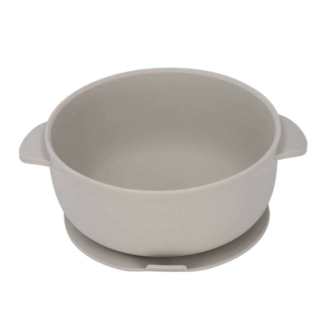 Baby Silicone Bowl Strong Suction Dishwasher Safe Toddler Self Feeding Bowl with Lid for Toddlers
