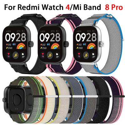 Нейлоновый ремешок-петля для Xiaomi mi band 9pro, регулируемый эластичный браслет, ремешок для часов Mi Band 8 Pro, аксессуары для часов Redmi 4 Band
