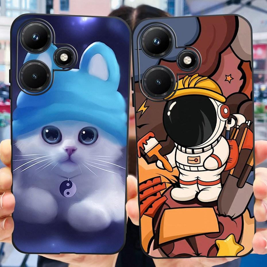 Милый Чехол Для Телефона Для Infinix Hot 30i Hot30 30 Play NFC 2023 Мягкий Силиконовый ТПУ Задняя Крышка Для Infinix Hot30i Hot 30 30Play