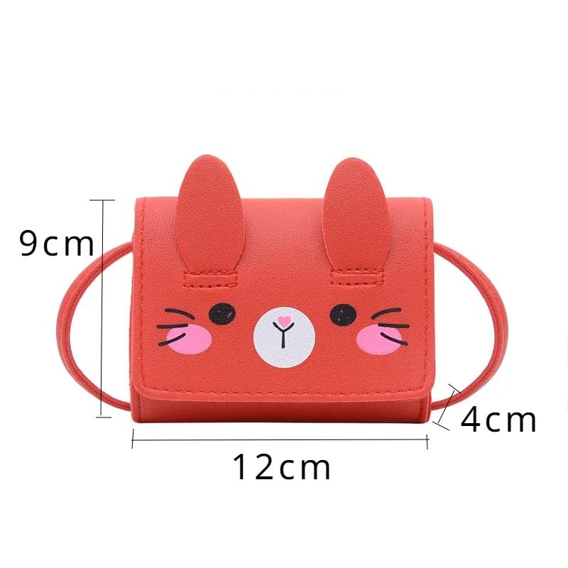 Children's Single Shoulder Bag Girls Stylish and Cute Rabbit Crossbody Bag Mini Cartoon Coin Purse Cute Purse for Girl Handbags