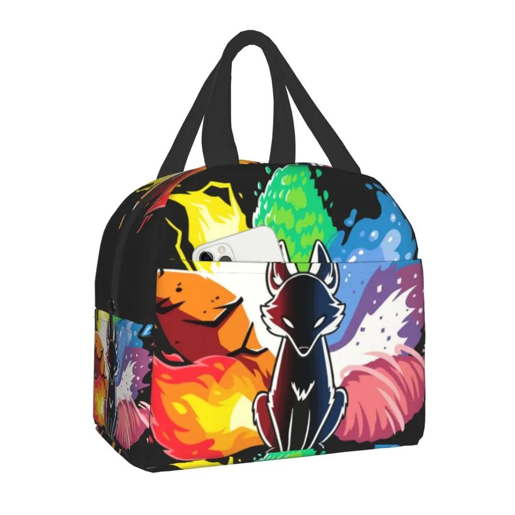 Пользовательские Koi Fish Sakura Blossom в бирюзовой сумке для обеда для мужчин и женщин, термохолодильник, изолированные ланч-боксы для офиса для взрослых