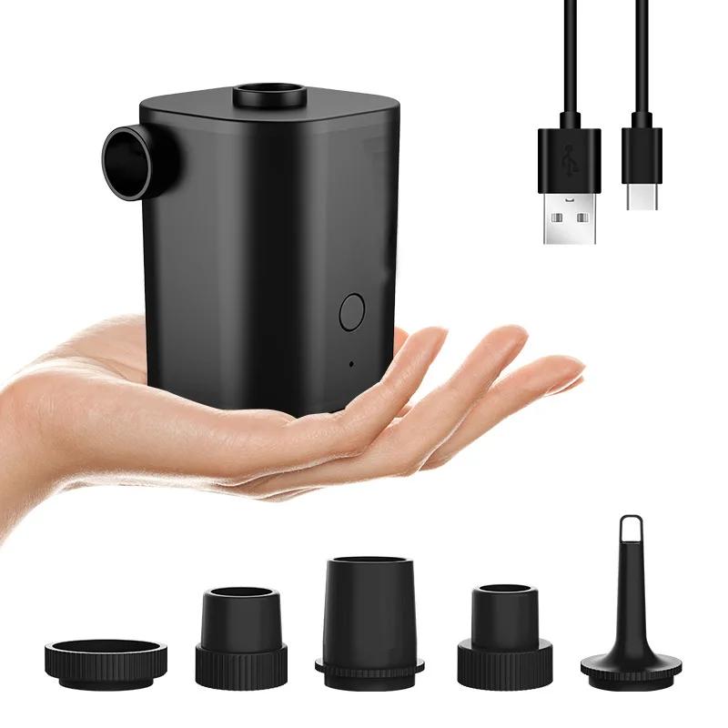 Электрический воздушный насос, портативный беспроводной воздушный компрессор, насосы-инфляторы/дефляторы для надувных подушек, надувные кровати, лодка, кольцо для плавания