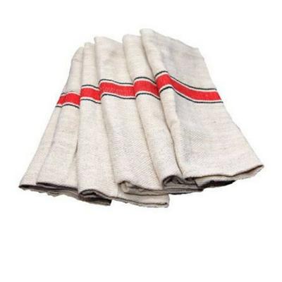 RSINC Хлопковая Швабра/Тряпка/Моп/Поча для Мытья Пола, Цвет Небеленый Хлопок, 24x24 дюйма - 6 шт. JL184609806179