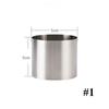New Pastry Tool Decorating Mousse Ring Stainless Steel Cake Mold Mini Round