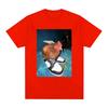 Mens Printed TShirt 100 Cotton Printed Simple and Versatile Breathable Loose and Comfortable TShirt