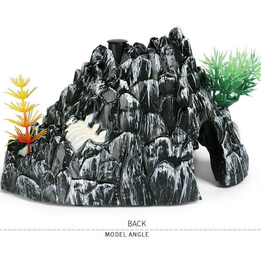 ПВХ Динозавр Симуляция Вулкана Электрический Вулкан Симуляция Сцены Фигурка Образовательный