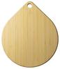RV-504 Round Cutting Board, Reversible Color, Bamboo, Dishwasher Safe