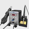 Xufengwang 8586 Dual Soldering Station: Digital Display, Adjustable Temperature for High-Power Phone Repair and Welding