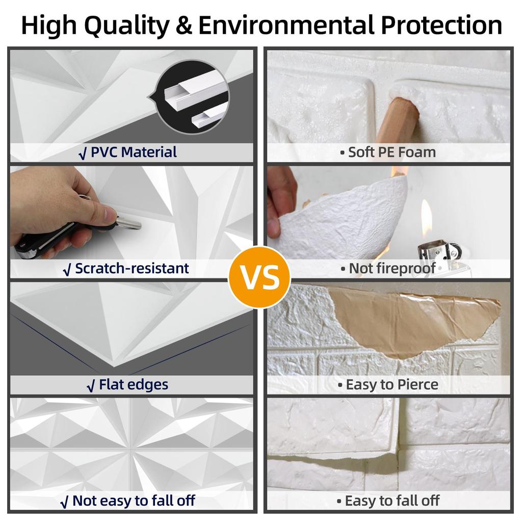 3D стеновая панель, 10 листов в упаковке, матовые черные настенные панели из ПВХ, цветочный дизайн, стеновые панели из ПВХ для текстурированного украшения дома/офиса