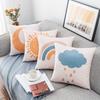Bohemian Cartoon Sun Moon Rainbow Pillowcase for Sofa and Bed
