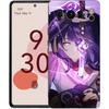 Luxury Phone Case For Google Pixel 10 9 8 9A 8A 7 7A 6 Pro XL 6A 5G Black Soft Back TPU Cover Raiden Shogun Genshin Impact