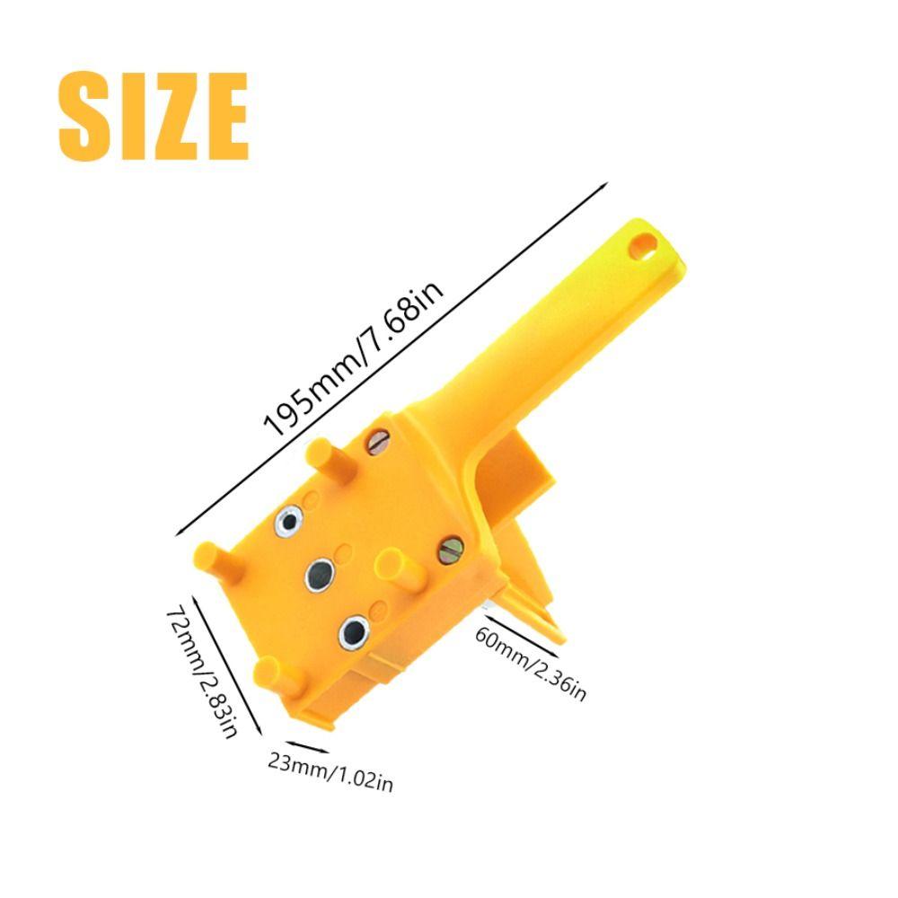 Straight Hole Clamp Carpentry Dowel Joints Carpenter Clamp Drill Guide  For Drill Bit Hole