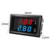 Battery Monitor Detector Tester Current Meter Volt Current Voltage Meter Digital Voltmeter Ammeter