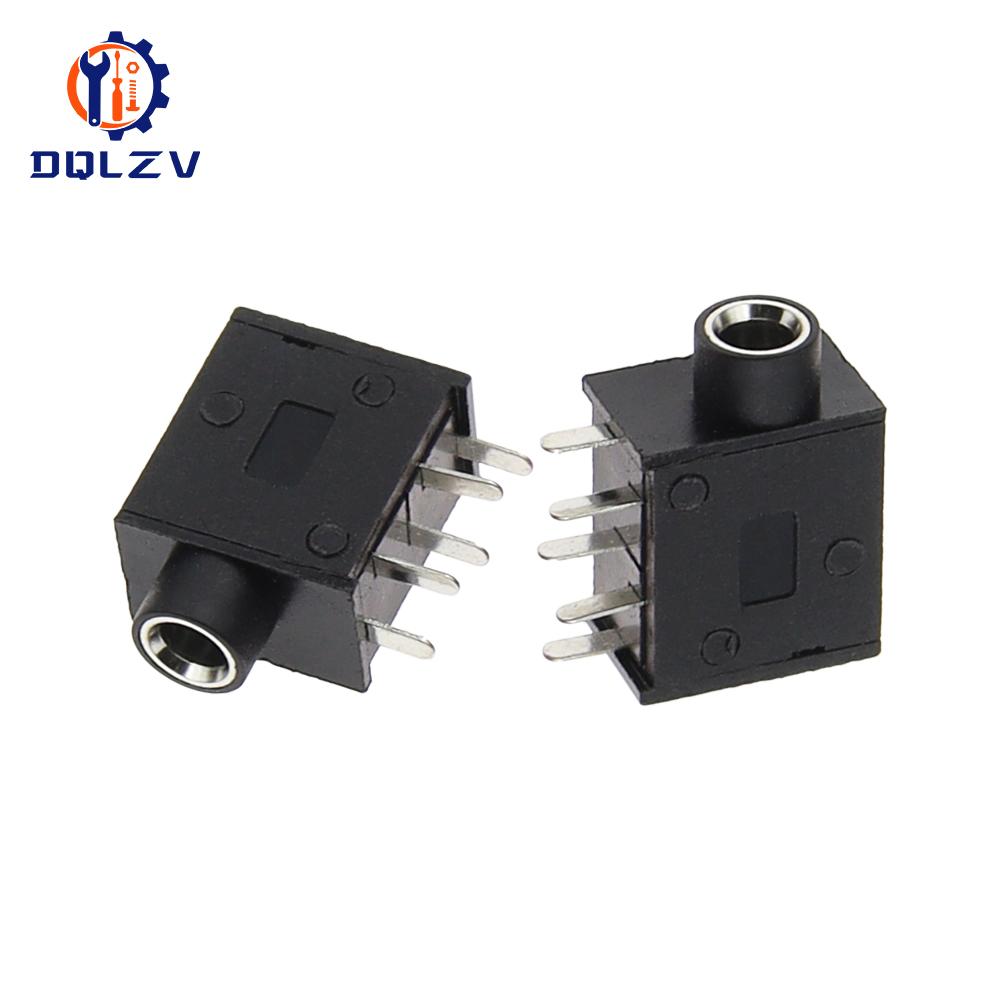 3.5MM Audio Headphone Jack Connector PJ-325 Stereo Audio Earphone Connectors 3.5 PJ-325 Audio Jack Socket Multicolor