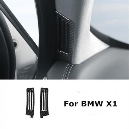 Для BMW X1 2023 2024 2025 Накладка на верхний передний воздухозаборник из углеродного волокна