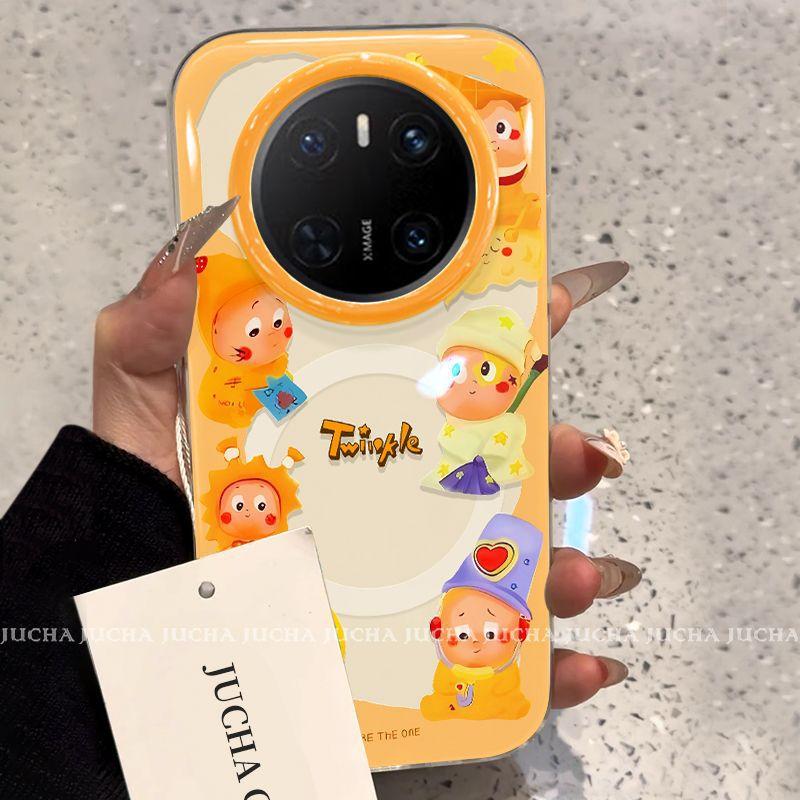Applicable to Huawei matepro mobile phone case with magnetic attraction HUAWEImate does not bump the masquerade ball star person
