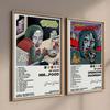 Рэперская хип-хоп рок-группа MM Food Mask MF Doom Comic Альбом Плакат Эстетический холст для настенного искусства Гостиная Украшение дома
